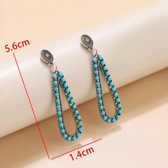 Water Drop Women’s Earrings - Picture 4 of 6